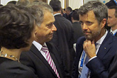 Talking to Crown Prince Frederik of Denmark. Copyright © Office of the President of the Republic 