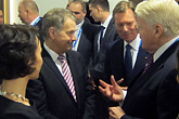  Grand Duke Henri of Luxembourg and President of Iceland Ólafur Ragnar Grímsson (right). Copyright © Office of the President of the Republic 