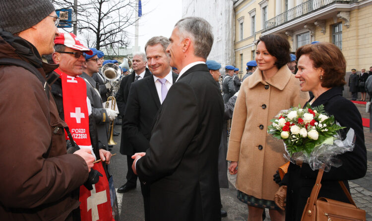   Statsbesök av Schweiz förbundspresident den 6.-8.4.2014. Copyright © Republikens presidents kansli 