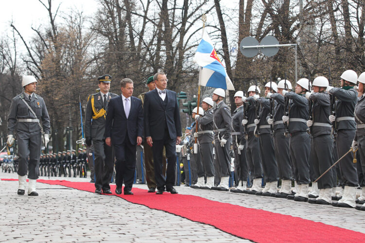 State visit of President of Estonia on 12–14 May 2014. Copyright © Office of the President of the Republic of Finland