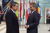  Presidentti Niinistö tapasi Frankfurtissa Euroopan keskuspankin pääjohtajan Mario Draghin. Copyright © Tasavallan presidentin kanslia 