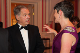 President Niinistö discussing with Member of Parliament Leslie Megan, Halifax, who is of Finnish descent. Copyright © Office of the President of the Republic