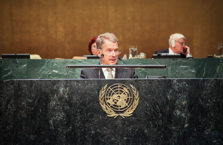  The opening of the 69th Session of the UN General Assembly on 20-25 September 2014. Copyright © Office of the President of the Republic  