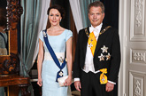  Tasavallan presidentti Sauli Niinistö ja puoliso Jenni Haukio ennen itsenäisyyspäivän juhlavastaanottoa Presidentinlinnassa 6.12.2014. 