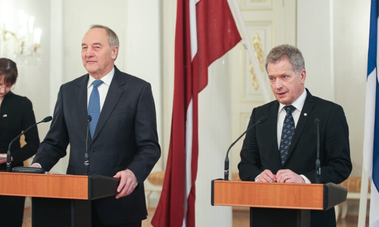  State visit of President of Latvia Andris Bērziņš on 28-29 January 2015. Copyright © Office of the President of the Republic  