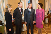 President of the Republic Sauli Niinistö and Mrs Jenni Haukio met Prince Edward, Earl of Wessex, and Sophie, Countess of Wessex, on Monday 2 February 2015 in the Presidential Palace. Copyright © Office of the President of the Republic 