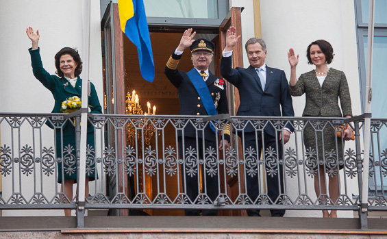 President Niinistö and his spouse made a state visit to Sweden in April 2012. Copyright © Office of the President of the Republic of Finland