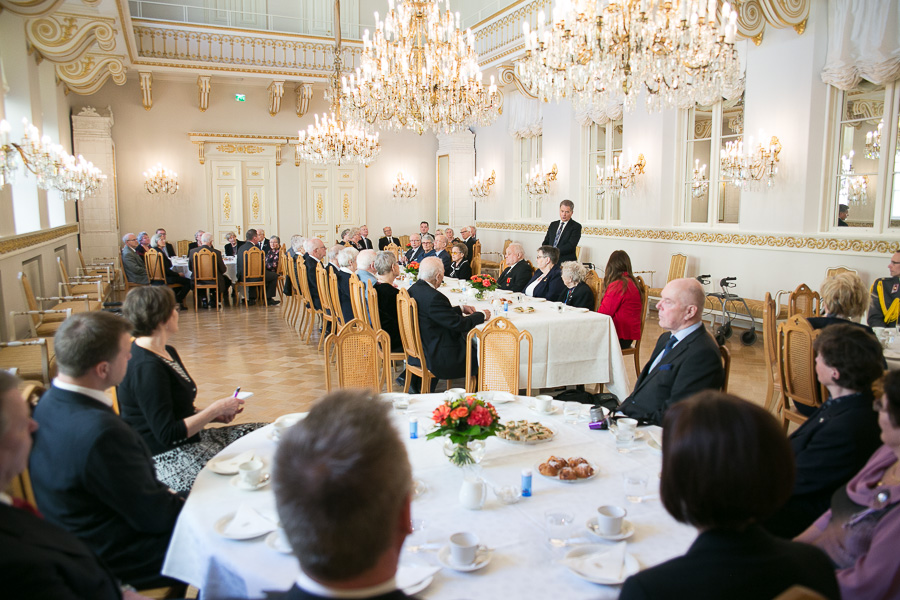 Olemme velkaa sille sukupolvelle, joka Suomen piti vapaana, presidentti Niinistö sanoi. Copyright © Tasavallan presidentin kanslia