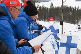 Hyvä Suomi! Kontionlahden ampumahiihton MM-kisoissa presidentti seurasi miesten 10 kilometrin ja naisten 7,5 kilometrin pikakilpailuja lauantaina 7. maaliskuuta.