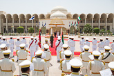 Vastaanottoseremoniat Abu Dhabissa 12. huhtikuuta. Kuva: Abu Dhabin kruununprinssin hovi