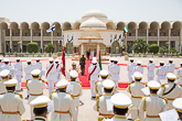 Welcoming ceremony: President Niinistö  met the Crown Prince of Abu Dhabi, Sheikh Mohamed bin Zayed Al Nahyan  on Sunday 12 April. Photo: Crown Prince Court 