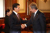 Presidentti Niinistö esitti presidentti Peña Nietolle kutsun vierailla Suomessa.