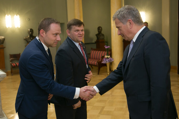 Evening reception at the Presidential Palace on 7 July 2015. Copyright © Office of the President of the Republic 