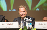  Maintaining the lines of communication and dialogue open is very important, President Niinistö said. Photo: Hanne Salonen/Eduskunta 