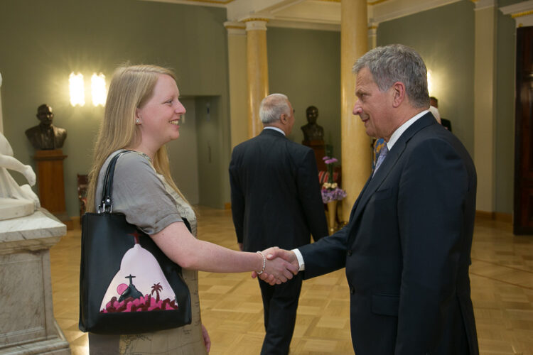 Evening reception at the Presidential Palace on 7 July 2015. Copyright © Office of the President of the Republic 