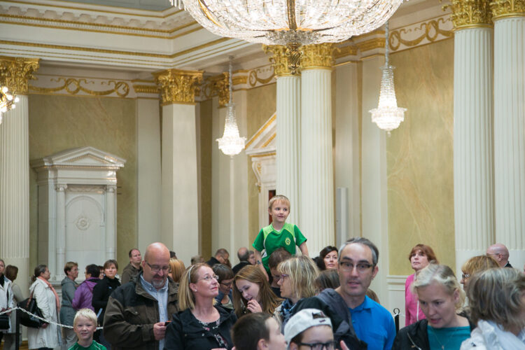  Open House at the Presidential Palace on 19 September 2015. Photo: Office of the President of the Republic of Finland 