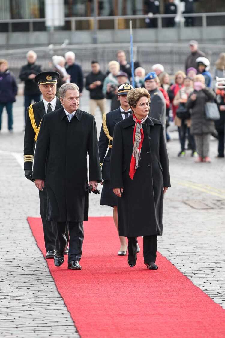 Besök av Brasiliens president Dilma Rousseff den 19–20 oktober. Copyright © Republikens presidents kansli