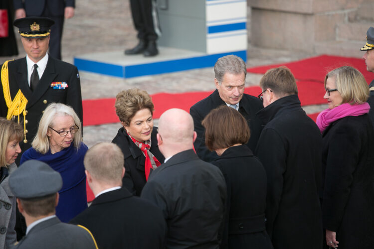 Besök av Brasiliens president Dilma Rousseff den 19–20 oktober. Copyright © Republikens presidents kansli