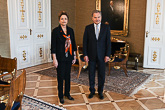 Brasilian presidentti Dilma Rousseff ja tasavallan presidentti Sauli Niinistö. Copyright © Tasavallan presidentin kanslia