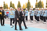 Virallisen vierailun vastaanottoseremoniat Ankarassa 14. lokakuuta 2015. Copyright © Tasavallan presidentin kanslia