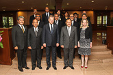 President of Finland Sauli Niinistö meets with Governor of Central Bank of Indonesia Agus D.W. Martowardojo, discussing economy. Copyright © Tasavallan presidentin kanslia / Office of the President of the Republic of Finland