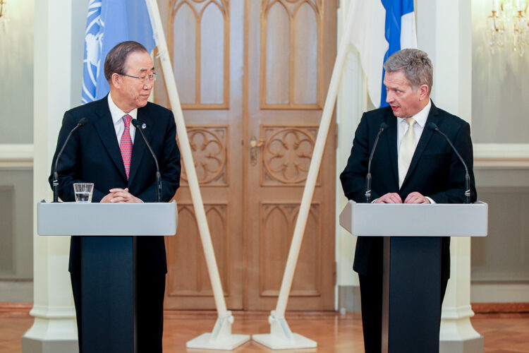  At the climate conference in Paris, 'the sentiment was different, it was more cooperative, it was more positive amongst the leaders of the world, and that is a very good sign,' said President Niinistö at the press conference after the talks. 