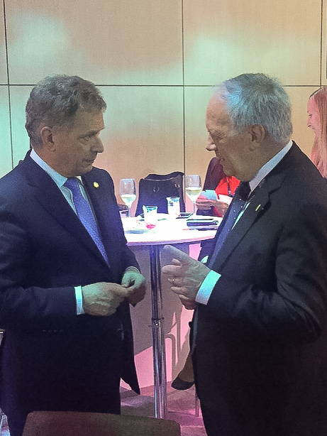 President Niinistö with Federal President of Switzerland Johann Schneider-Ammann. Photo: Office of the President of the Republic