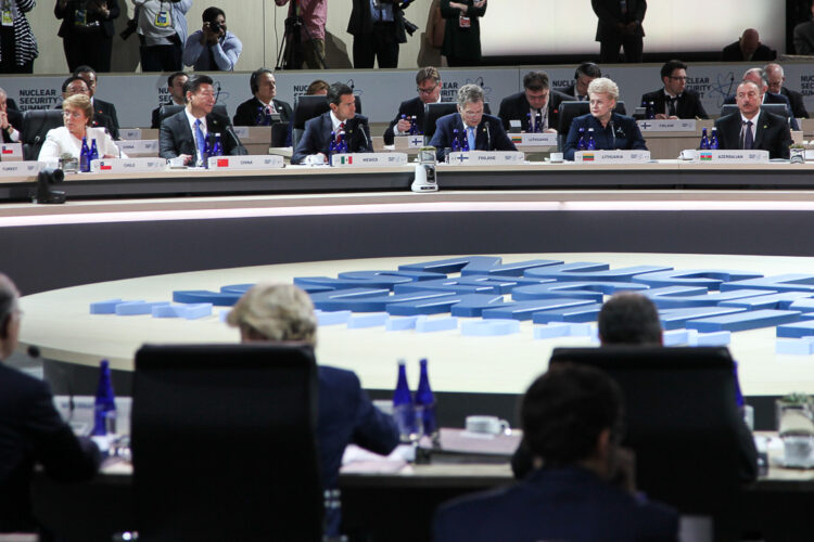 President Niinistö gave the opening speech of the crisis scenario exercise ending the summit. Photo: Office of the President of the Republic