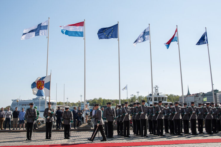 Storhertig Henri av Luxemburg och storhertiginnan Maria Teresa avlade ett statsbesök i Finland den 10–12 maj 2016. Foto: Matti Porre/Republikens presidents kansli 