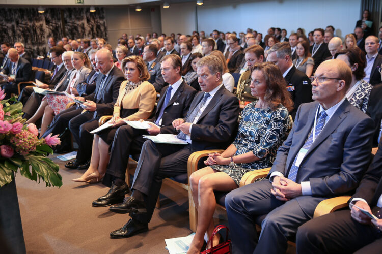 Storhertig Henri av Luxemburg och storhertiginnan Maria Teresa avlade ett statsbesök i Finland den 10–12 maj 2016. Foto: Juhani Kandell/Republikens presidents kansli 