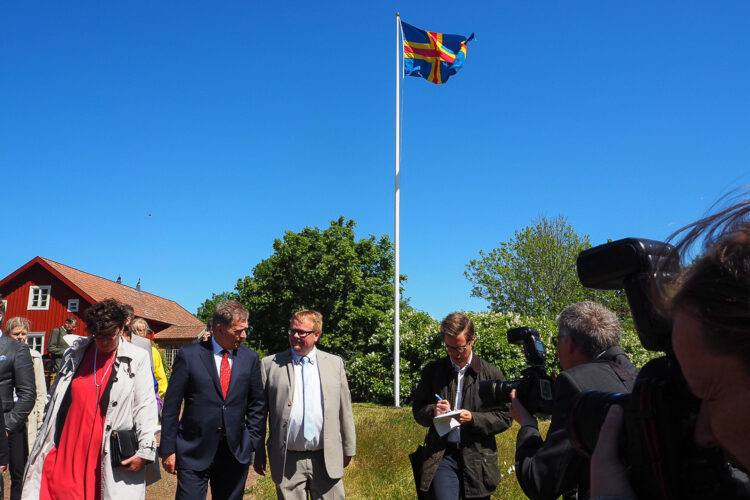 Besök till Åland den 8 juni 2016. Foto: Katri Makkonen/Republikens presidents kansli