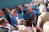  President Niinistö träffade stadsbor på torget i Kouvola. Foto: Katri Makkonen/Republikens presidents kansli 