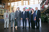 Ungerns president János Áder och Estlands president Toomas Hendrik Ilves avlade besök i Finland och deltog i de finsk-ugriska folkens världskongress i Lahtis på onsdag den 15 juni 2016. Foto: Matti Porre/Republikens presidents kansli