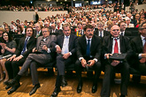 Hungarian President János Áder and Estonian President Toomas Hendrik Ilves visited Finland. President of the Republic Sauli Niinistö met them on Wednesday, 15 June, and later in the afternoon all three attended the World Congress of the Finno-Ugric Peoples in Lahti. Photo: Matti Porre/Office of the President of the Republic of Finland