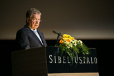 Hungarian President János Áder and Estonian President Toomas Hendrik Ilves visited Finland. President of the Republic Sauli Niinistö met them on Wednesday, 15 June, and later in the afternoon all three attended the World Congress of the Finno-Ugric Peoples in Lahti. Photo: Matti Porre/Office of the President of the Republic of Finland