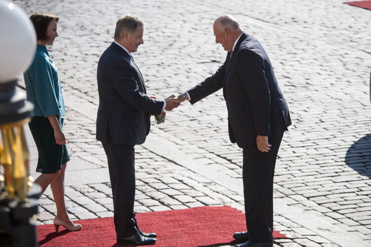 State visit of King Harald V of Norway and Queen Sonja on 5–8 September 2016. Photo: Matti Porre/Office of the President of the Republic of Finland