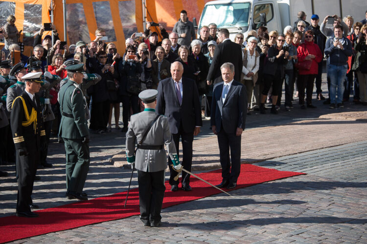 Statsbesök av Norges kung Harald V och drottning Sonja den 5.–8. september 2016. Foto: Matti Porre/Republikens presidents kansli