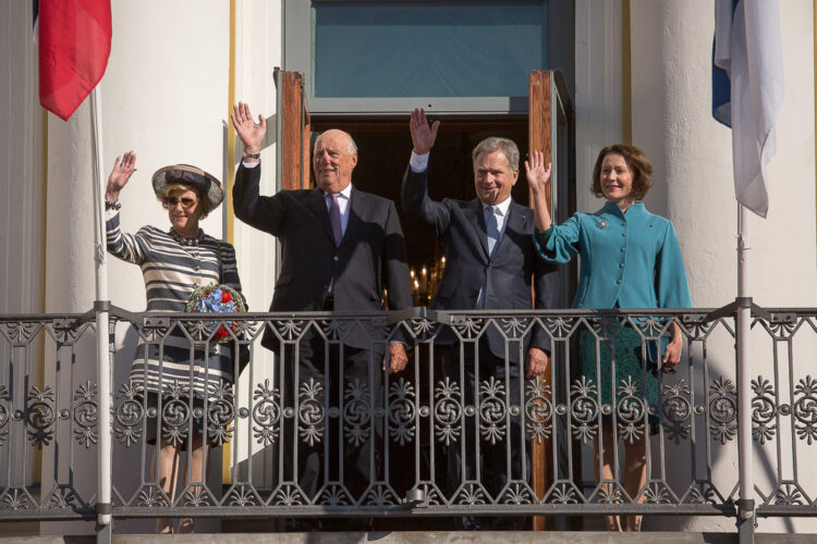 State visit of King Harald V of Norway and Queen Sonja on 5–8 September 2016. Photo: Matti Porre/Office of the President of the Republic of Finland