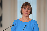 Visit of President of Estonia Kersti Kaljulaid on 20 October 2015. Photo: Juhani Kandell/Office of the President of the Republic of Finland 