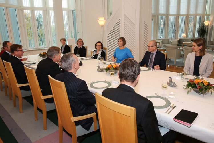 Visit of President of Estonia Kersti Kaljulaid on 20 October 2015. Photo: Juhani Kandell/Office of the President of the Republic of Finland 