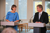 Viron presidentti Kersti Kaljulaid vieraili Suomessa torstaina 20. lokakuuta 2016. Kuva: Juhani Kandell/Tasavallan presidentin kanslia 