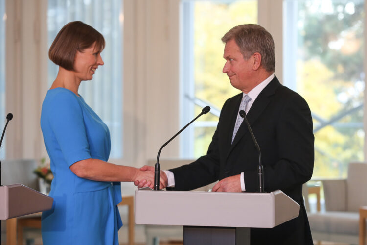 Besök av Estlands president Kersti Kaljulaid den 20 oktober 2015Foto: Juhani Kandell/Republikens presidents kansli