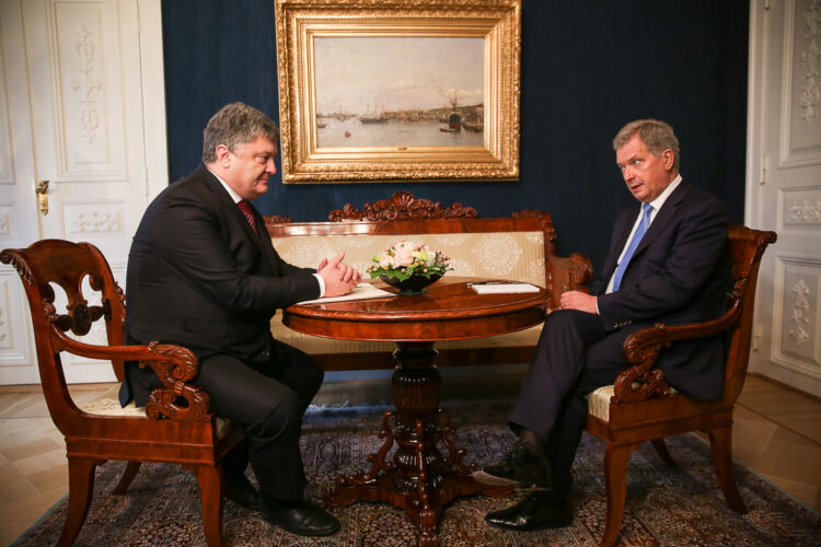 Official visit of President of Ukraine Petro Poroshenko on 24 January 2017. Photo: Juhani Kandell/Office of the President of the Republic of Finland 