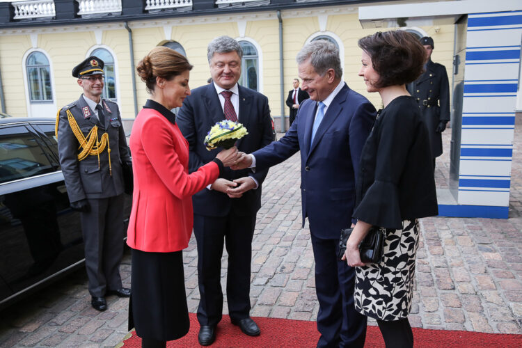 Officiellt besök av Ukrainas president Petro Porosjenko den 24 januari 2017. Foto: Juhani Kandell/Republikens presidents kansli 