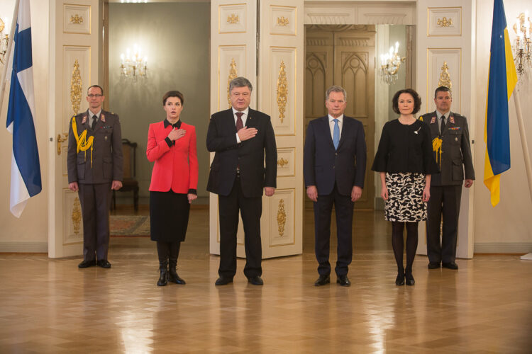 Official visit of President of Ukraine Petro Poroshenko on 24 January 2017. Photo: Juhani Kandell/Office of the President of the Republic of Finland 