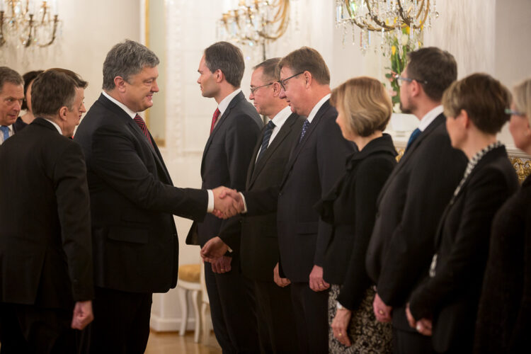 Official visit of President of Ukraine Petro Poroshenko on 24 January 2017. Photo: Matti Porre/Office of the President of the Republic of Finland 