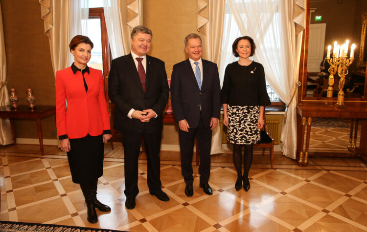 Officiellt besök av Ukrainas president Petro Porosjenko den 24 januari 2017. Foto: Juhani Kandell/Republikens presidents kansli 