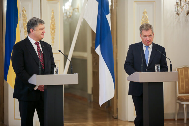  Official visit of President of Ukraine Petro Poroshenko on 24 January 2017. Photo: Juhani Kandell/Office of the President of the Republic of Finland 