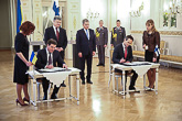  Officiellt besök av Ukrainas president Petro Porosjenko den 24 januari 2017. Foto: Juhani Kandell/Republikens presidents kansli  