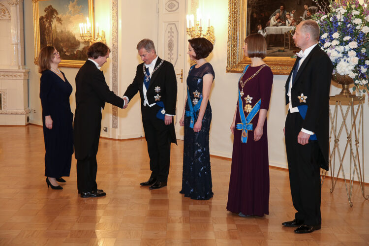 State visit of President of Estonia Kersti Kaljulaid on 7–8 March 2017. Photo: Juhani Kandell/Office of the President of the Republic of Finland 